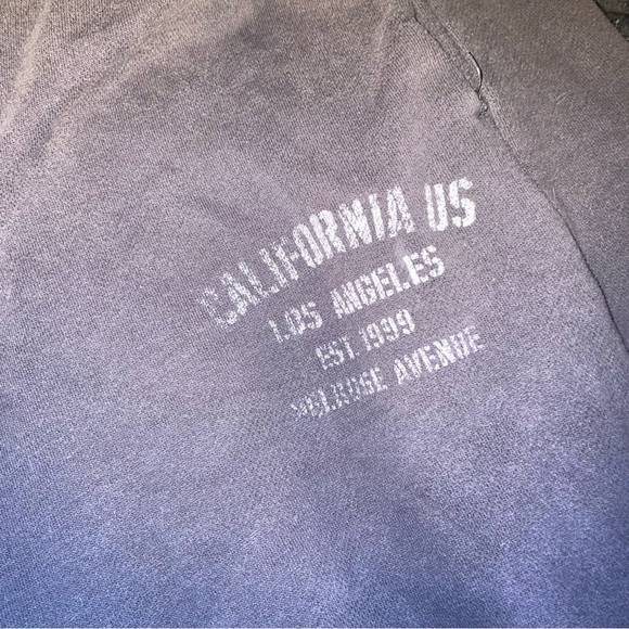 Gray bleach dyed hollister Sweatpants with Logo oversized large - Picture 3 of 7